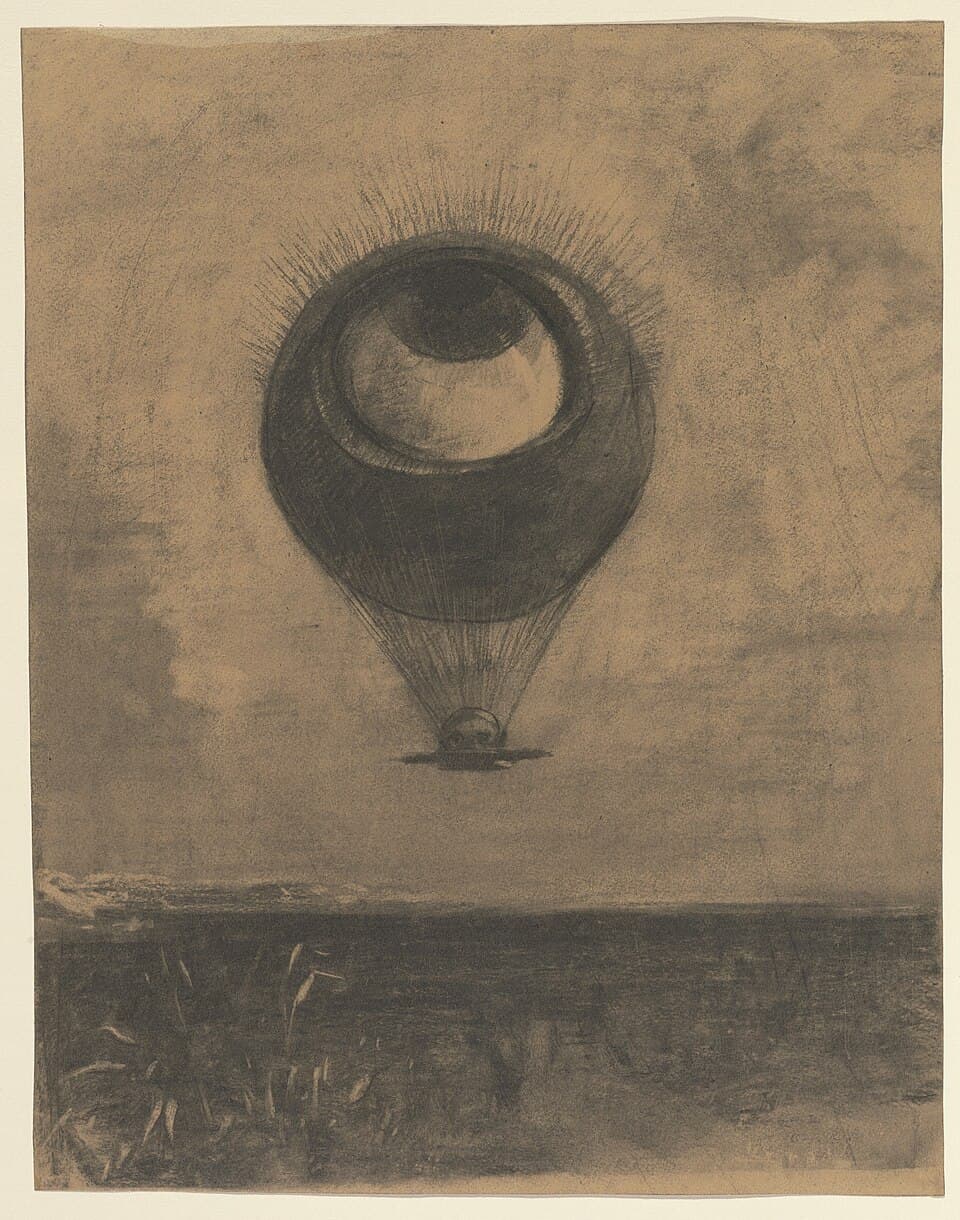 Eye-Balloon, by Odilon Redon